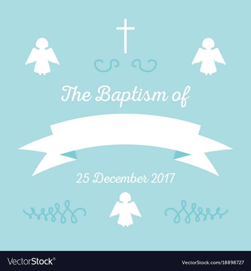 Baptism Invitation Template Within Christening Banner Template Free