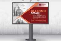 Billboard Banner Template Vector Design, Advertisement, Realistic.. within Outdoor Banner Template