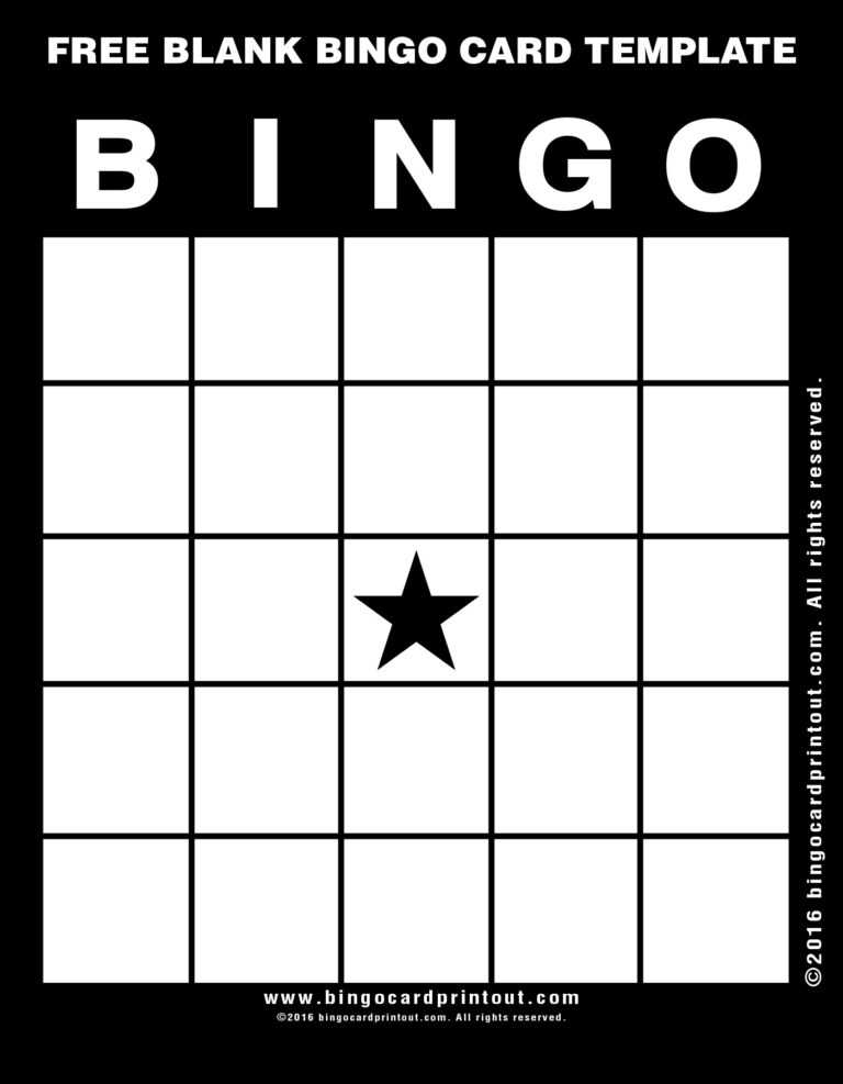 Bingo Template Free ] – Blank Bingo Template 15 Free Psd Throughout ...