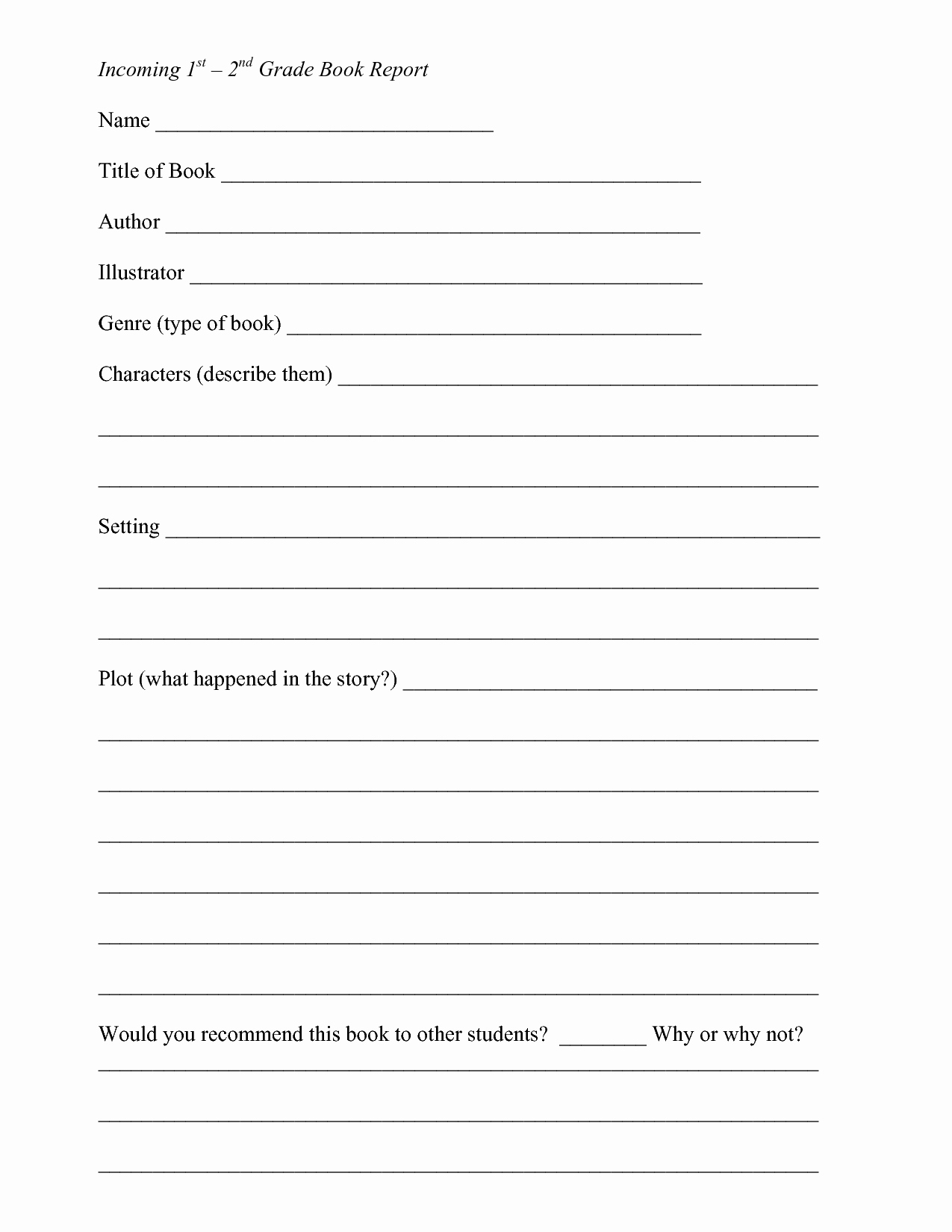 Biography Book Report Outline – Zohre.horizonconsulting.co Inside Book Report Template 4Th Grade