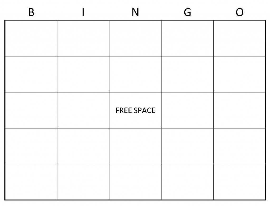 Blank Bingo Card – Zohre.horizonconsulting.co For Blank Bingo Template Pdf