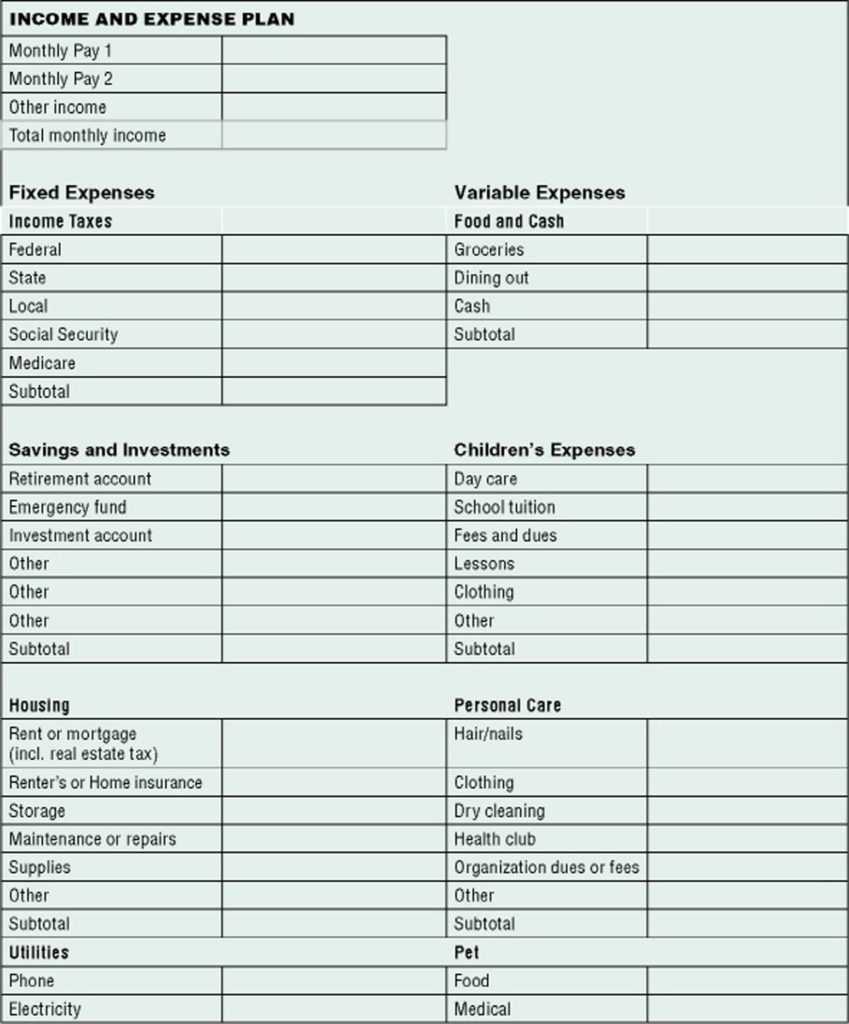 Blank Business Financial Statement Form Barca Selphee Co With Regard To Blank Personal Financial Statement Template