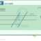 Blank Cheque Stock Vector. Illustration Of Chequebook Intended For Blank Cheque Template Download Free