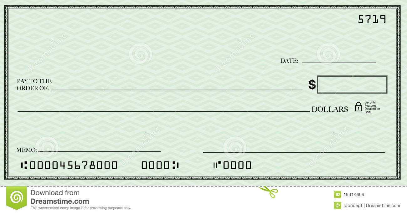Blank Cheque – Zohre.horizonconsulting.co Pertaining To Large Blank Cheque Template