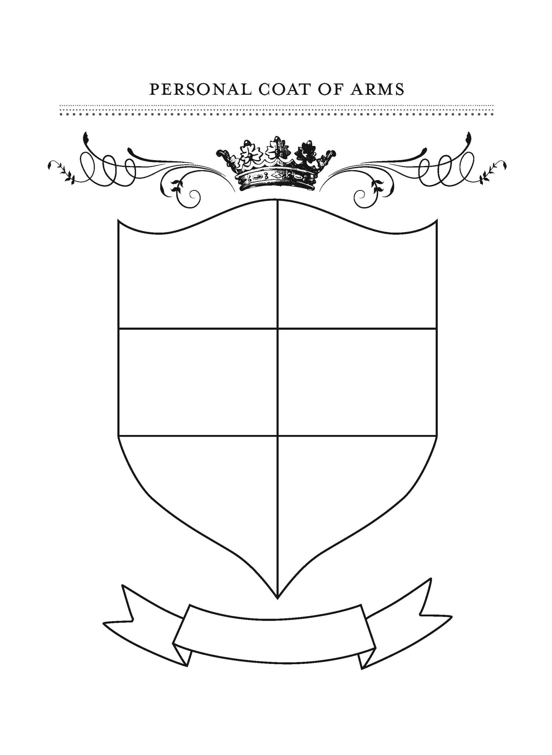 Blank Coat Of Arms Template Png Images Collection For Free Within Blank Shield Template Printable