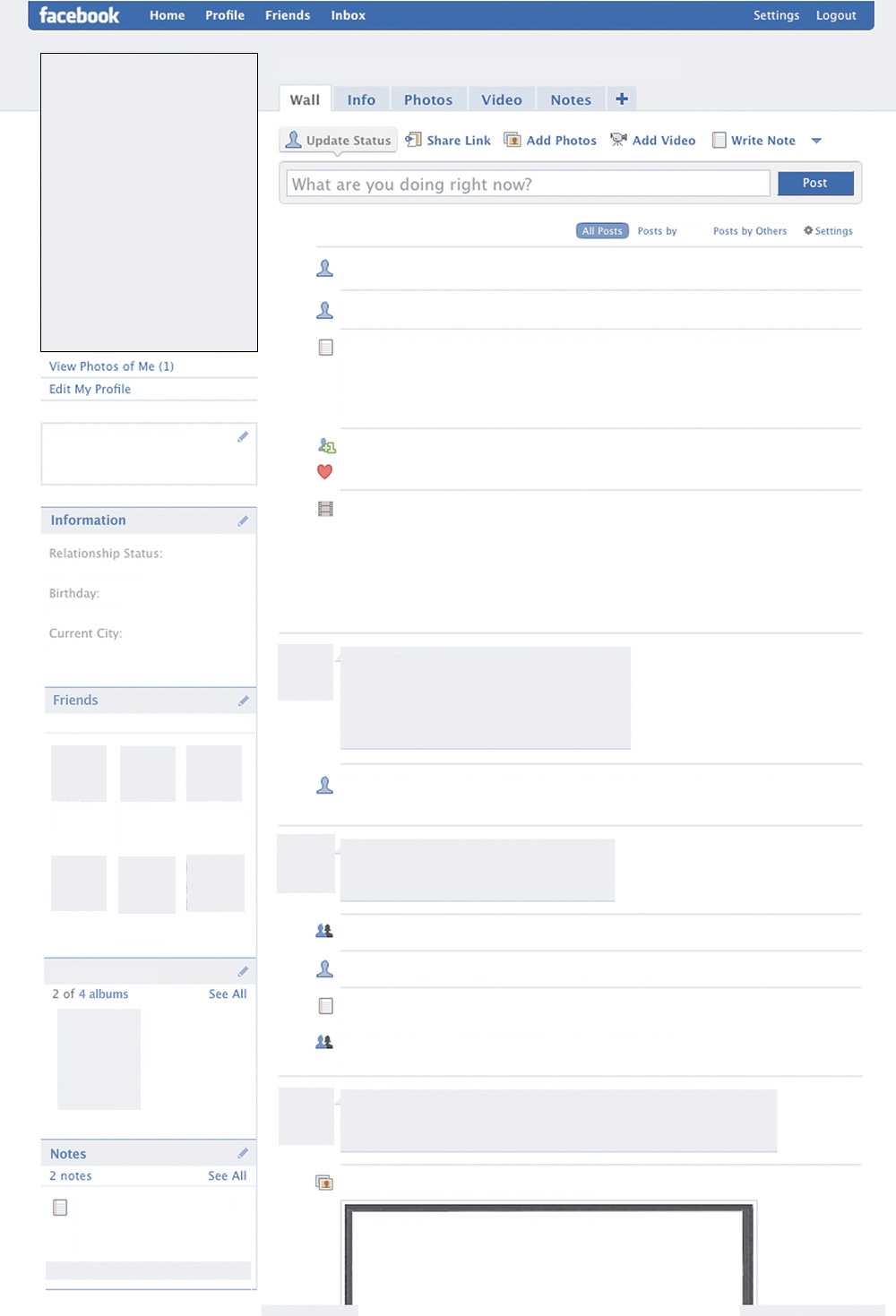 Blank Facebook Page Template – Zohre.horizonconsulting.co With Blank Twitter Profile Template