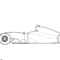 Blank Formula 1 Race Car Coloring Page | Free Printable with Blank Race Car Templates