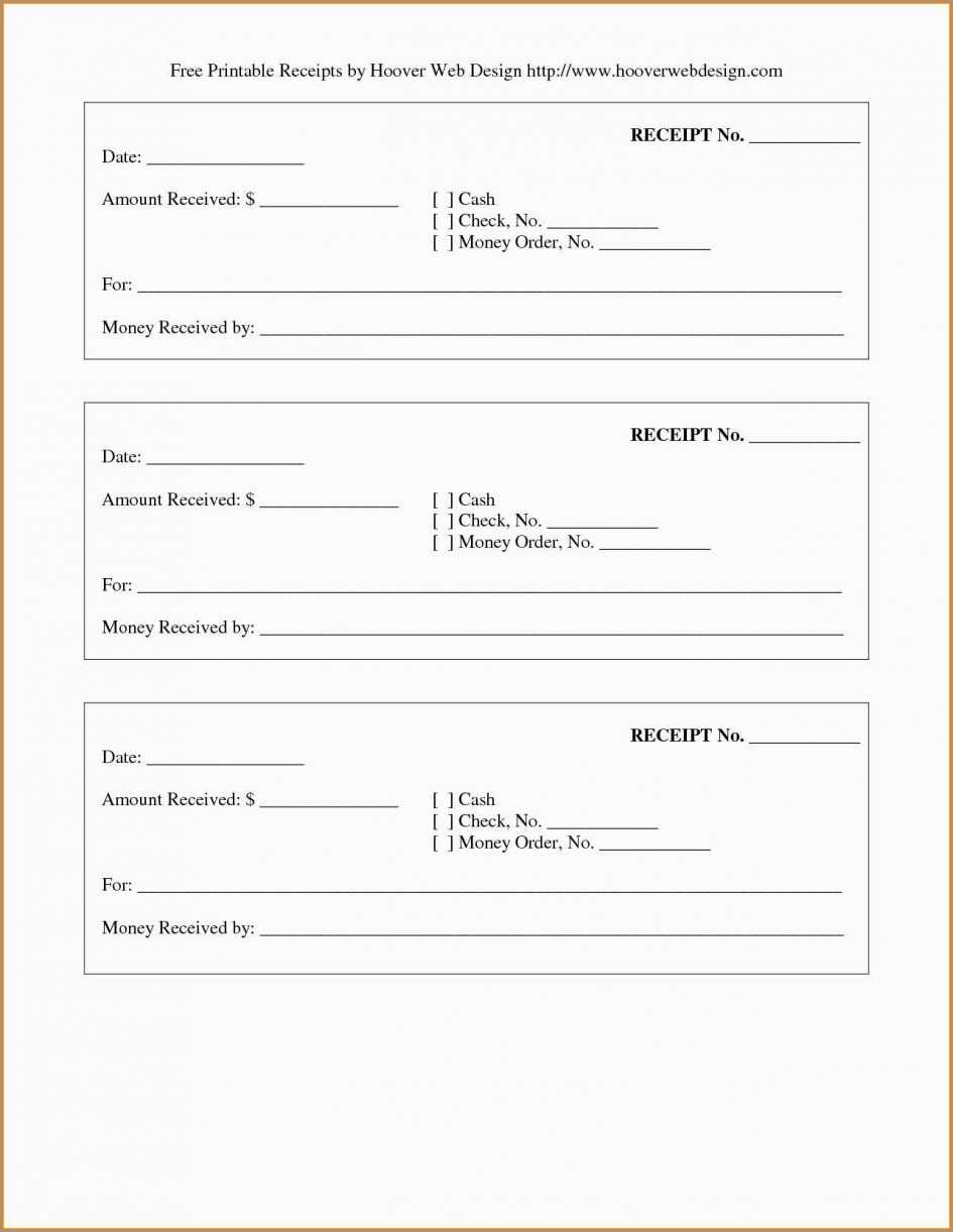 Blank Receipts Forms – Zohre.horizonconsulting.co In Blank Money Order Template