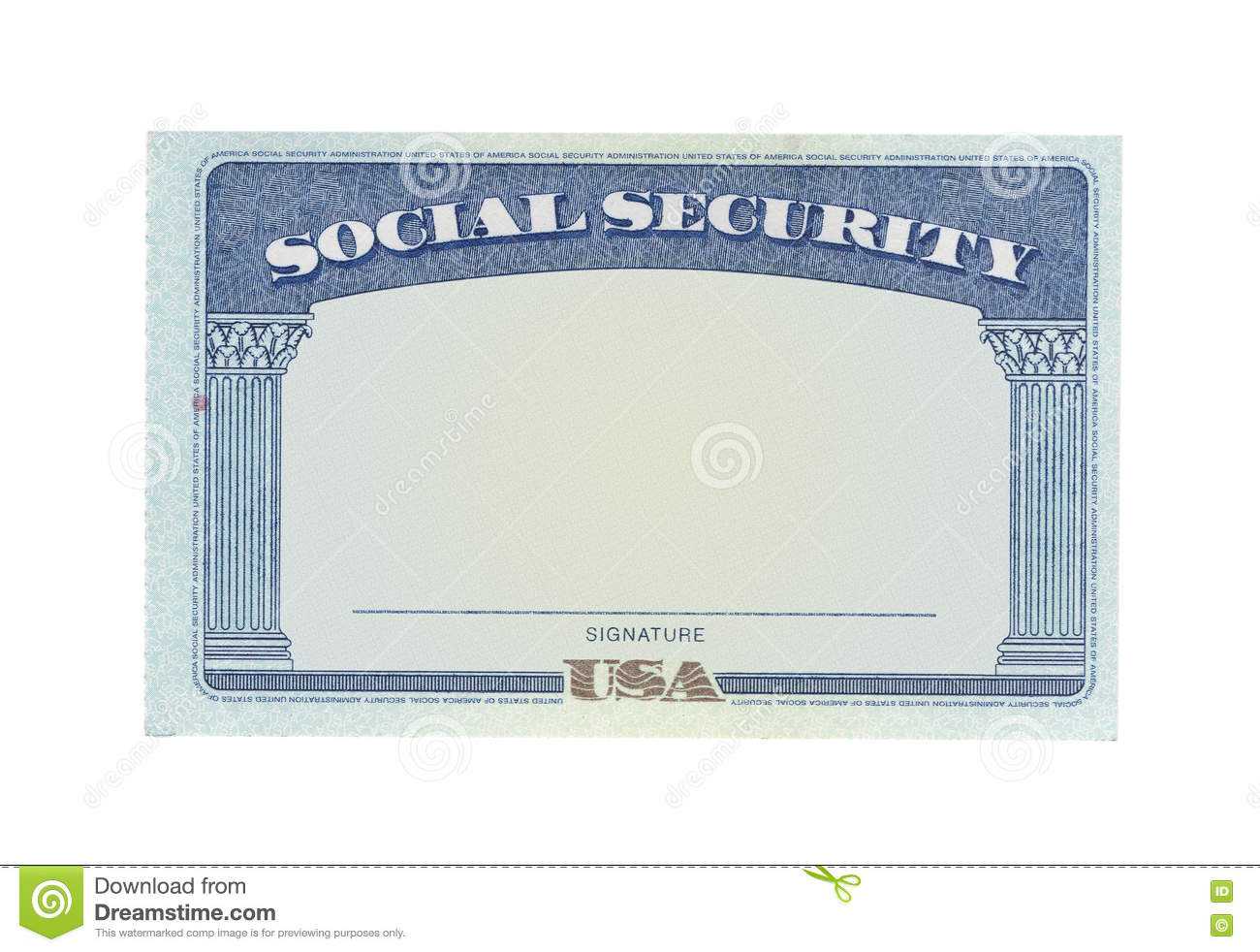 Blank Social Security Card Stock Photos – Download 124 With Blank Social Security Card Template Download