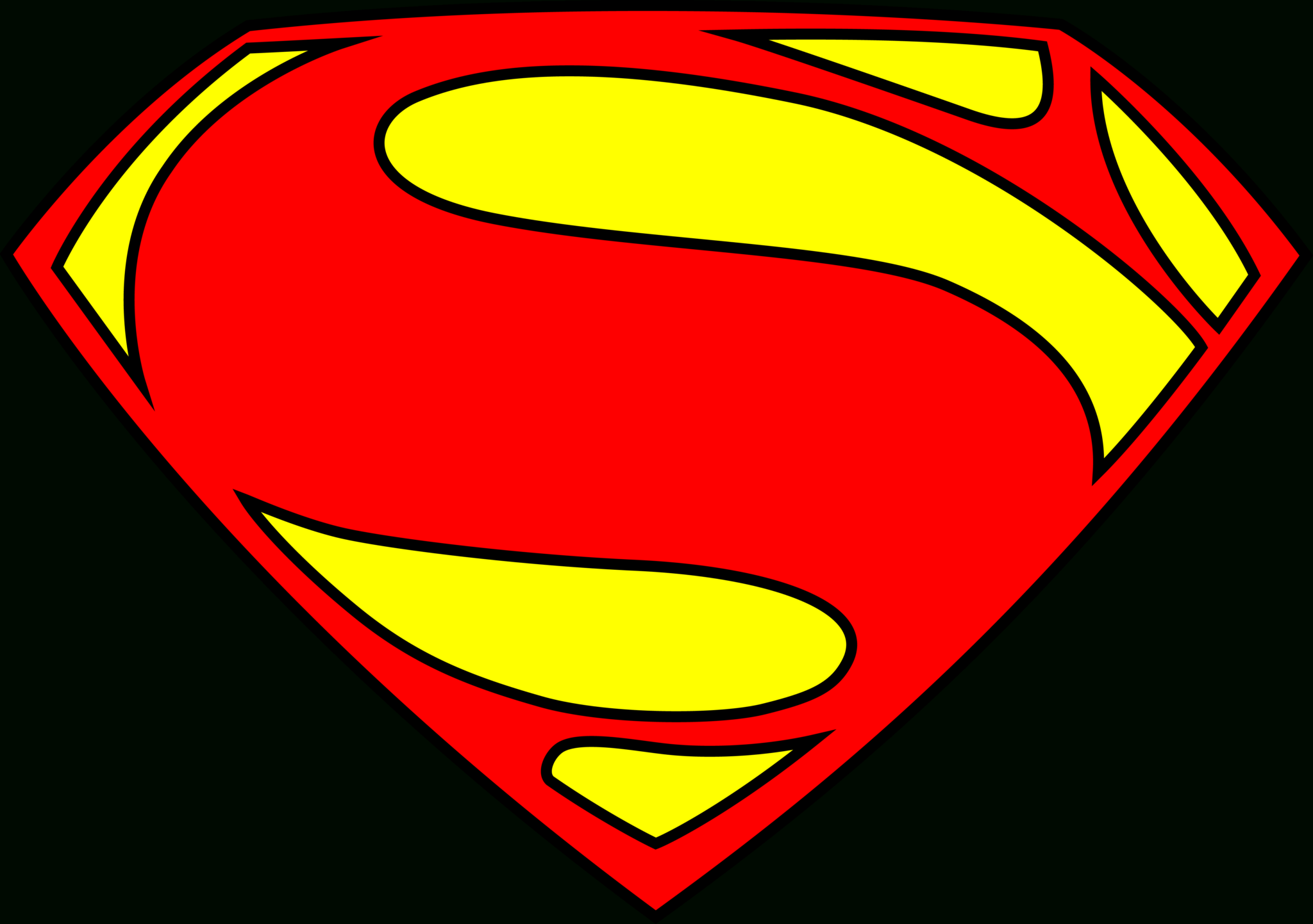 Blank Superman Logo Transparent & Png Clipart Free Download Within ...