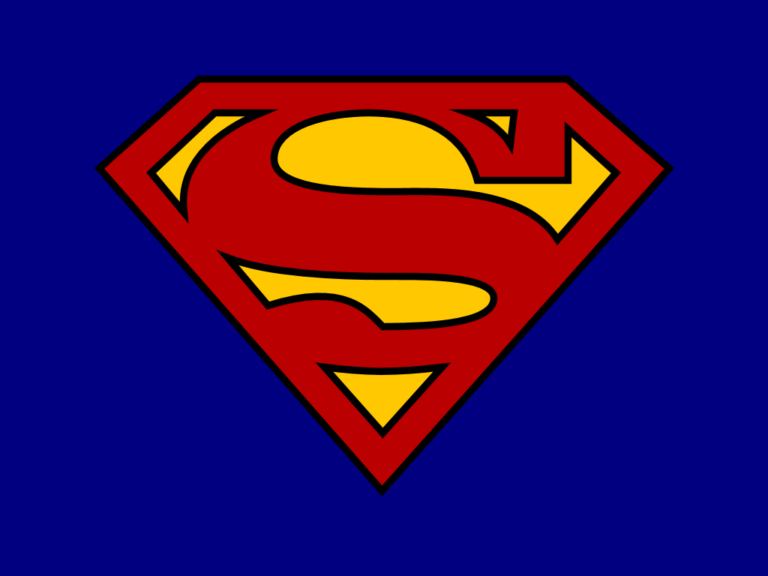 Blank Superman Logo Template