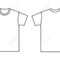 Blank T Shirt Template. Front And Back Within Blank Tee Shirt Template