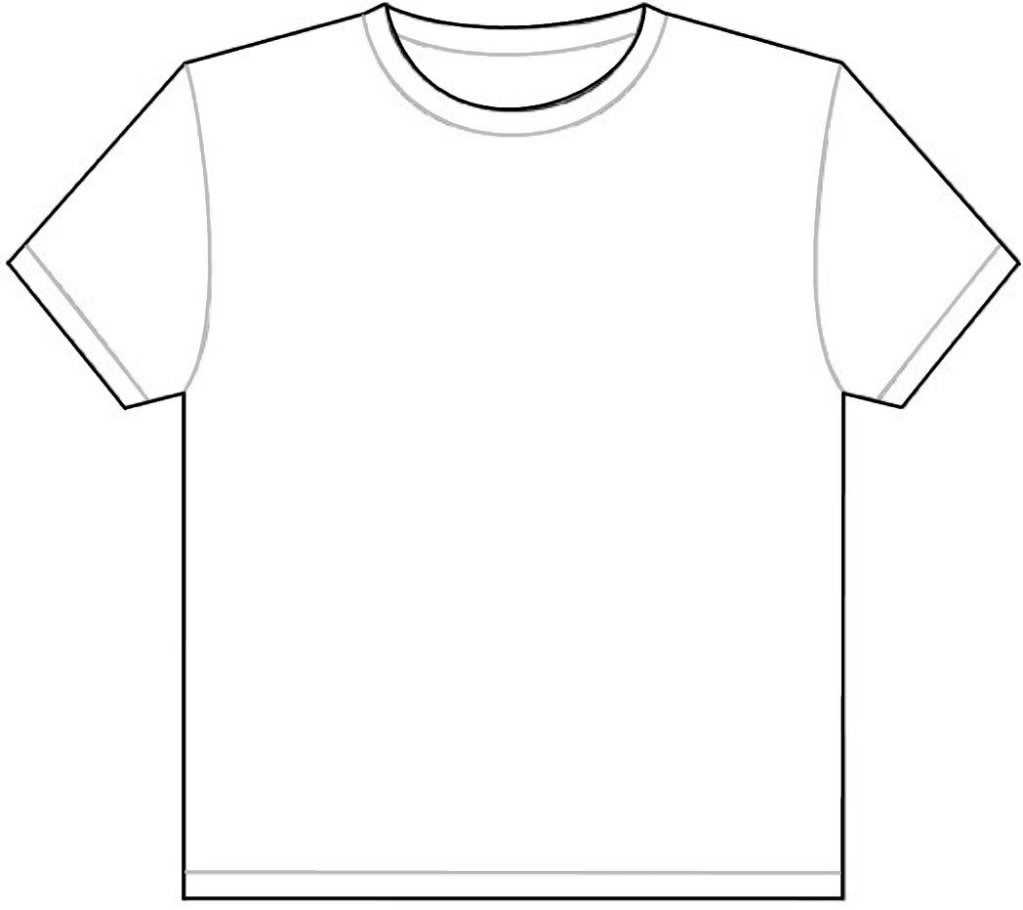 Blank Tshirt Template | Best Template Collection – Clip Art Regarding Blank Tshirt Template Pdf
