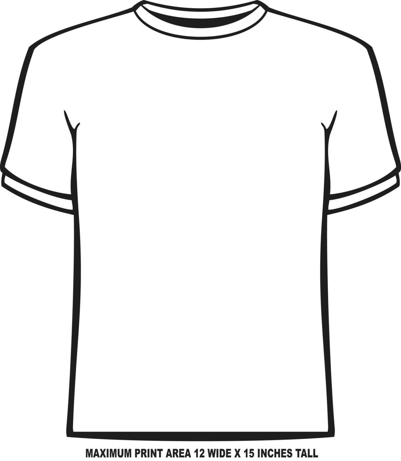 Blank Tshirt Template Pdf – Dreamworks Within Blank Tshirt Template Pdf