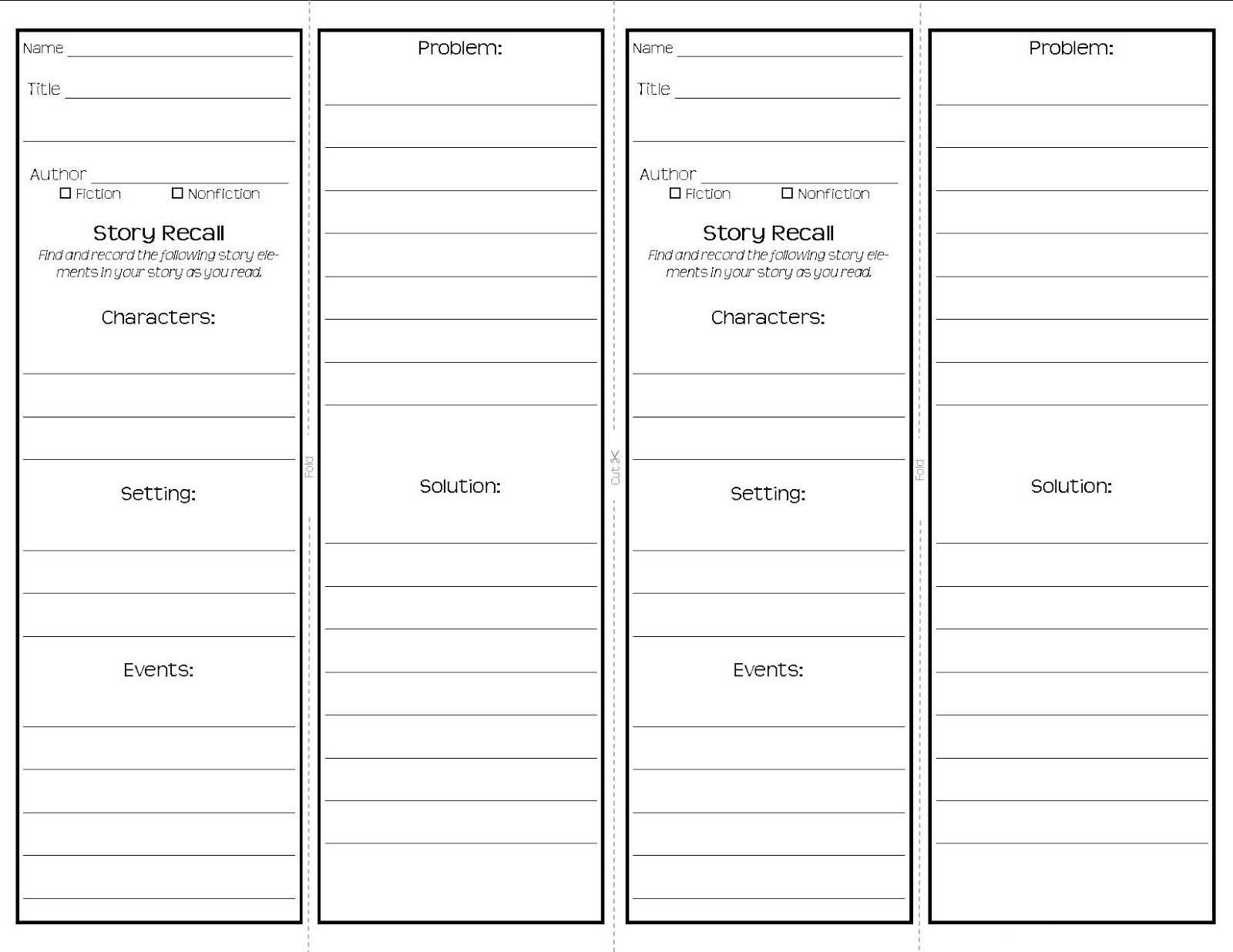 Bookmark Template To Print | Activity Shelter With Regard To Free Blank Bookmark Templates To Print