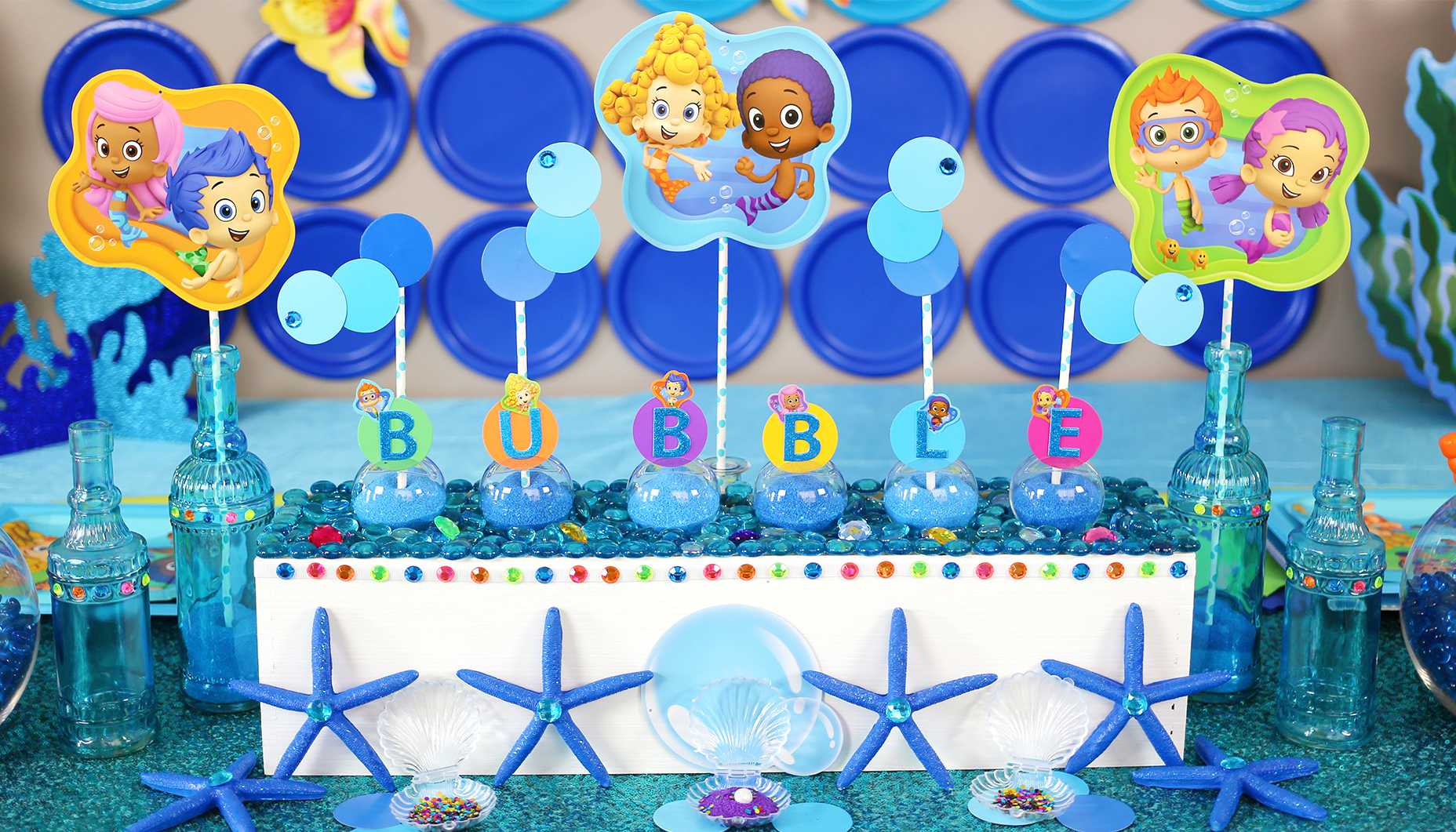 Bubble Guppies™ Diy Party Ideas | Fun365 Throughout Bubble Guppies Birthday Banner Template