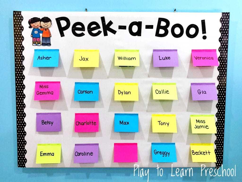 Bulletin Board Ideas For The Preschool Classroom – Play To Learn Within Bulletin Board Template Word