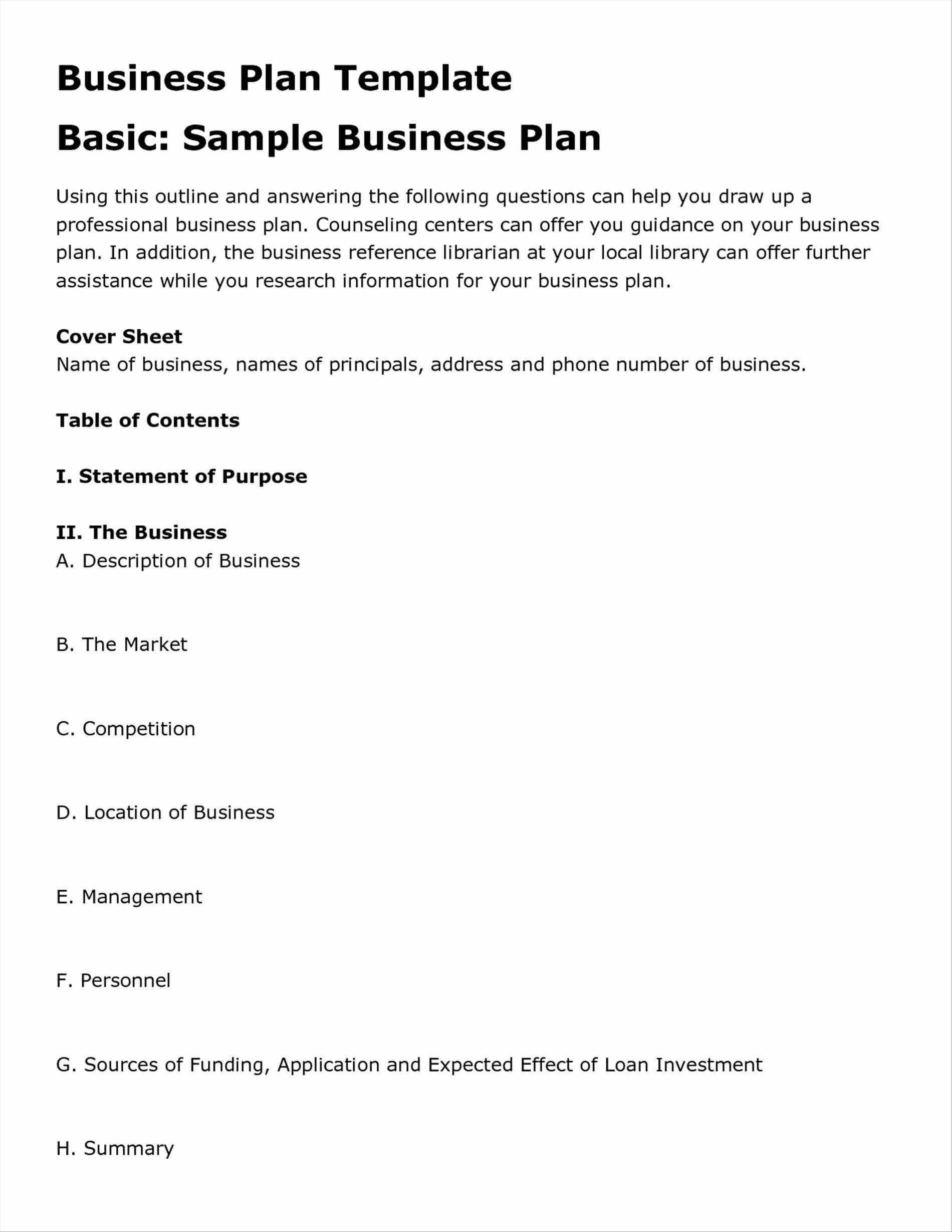 Business Plans Plan Template Word Doc Free Sample Disaster With Regard To Business Plan Template Free Word Document