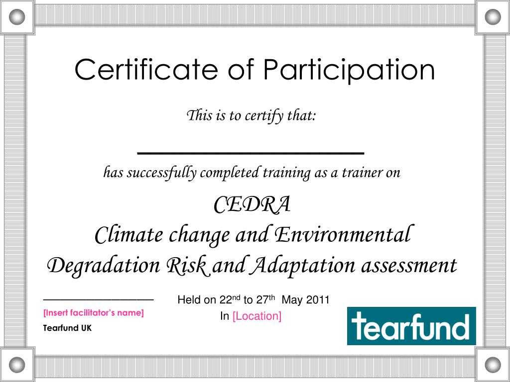 Certificates Of Participation – Zohre.horizonconsulting.co Within Certificate Of Participation Template Word