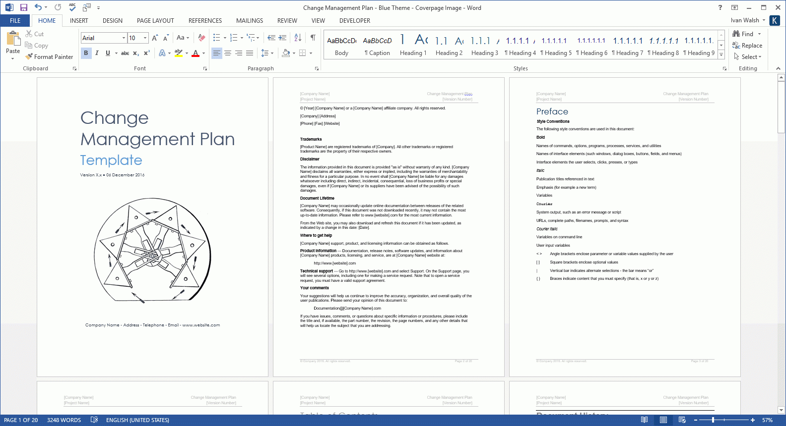 Change Management Plan Templates (Ms Office) Pertaining To Software Release Notes Template Word