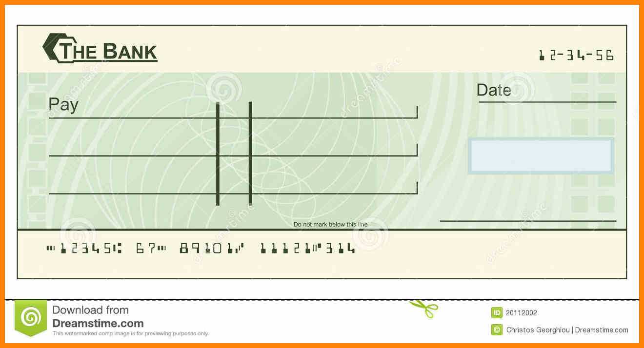 Blank Cheque Template Uk Business fromgrandma best