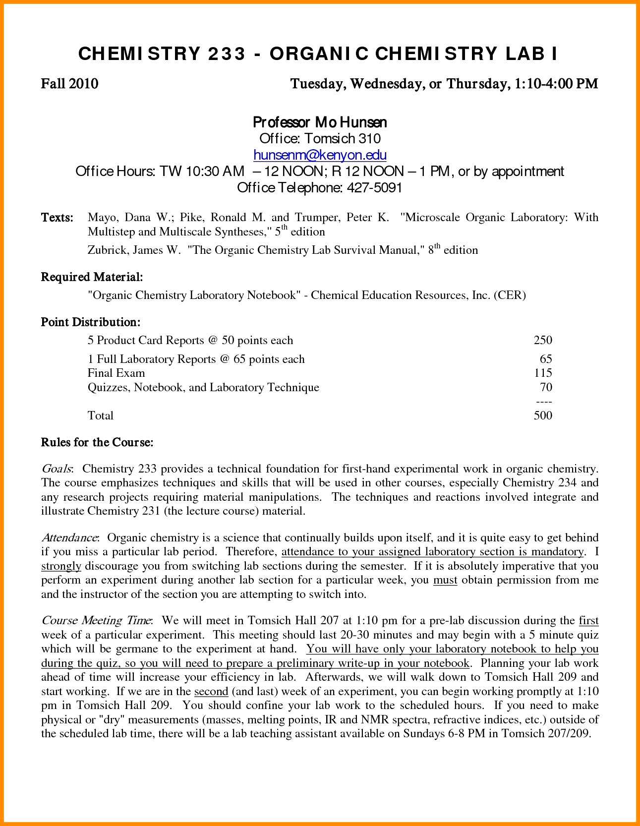 Chemistry Lab Report Format – Mahre.horizonconsulting.co Intended For Lab Report Template Chemistry