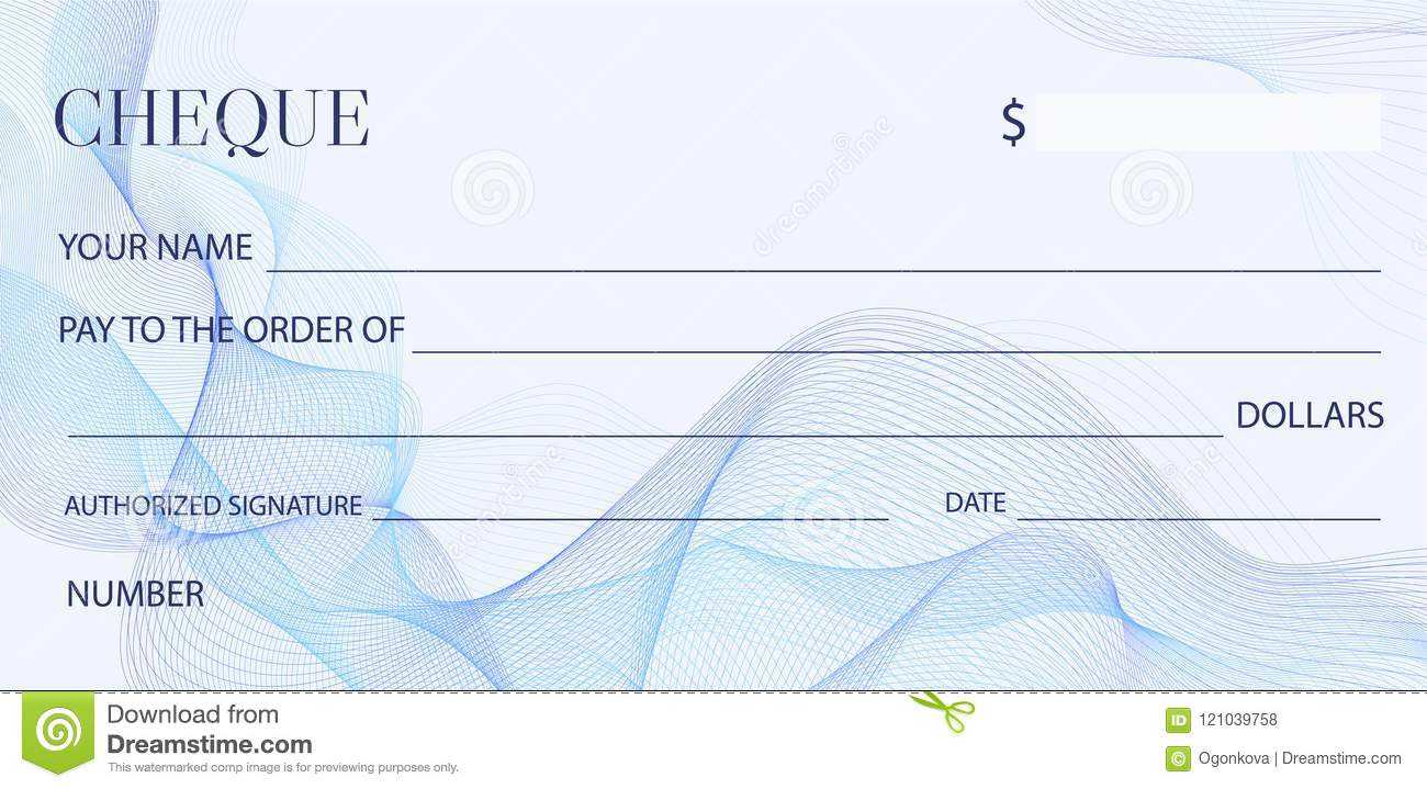 Cheque Check Template, Chequebook Template. Blank Bank Throughout Blank Business Check Template