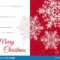 Christmas Greeting Card Template With Blank Text Field Stock Within Free Printable Blank Greeting Card Templates