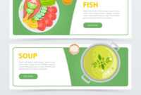 Colorful Horizontal Food Banner Template throughout Food Banner Template