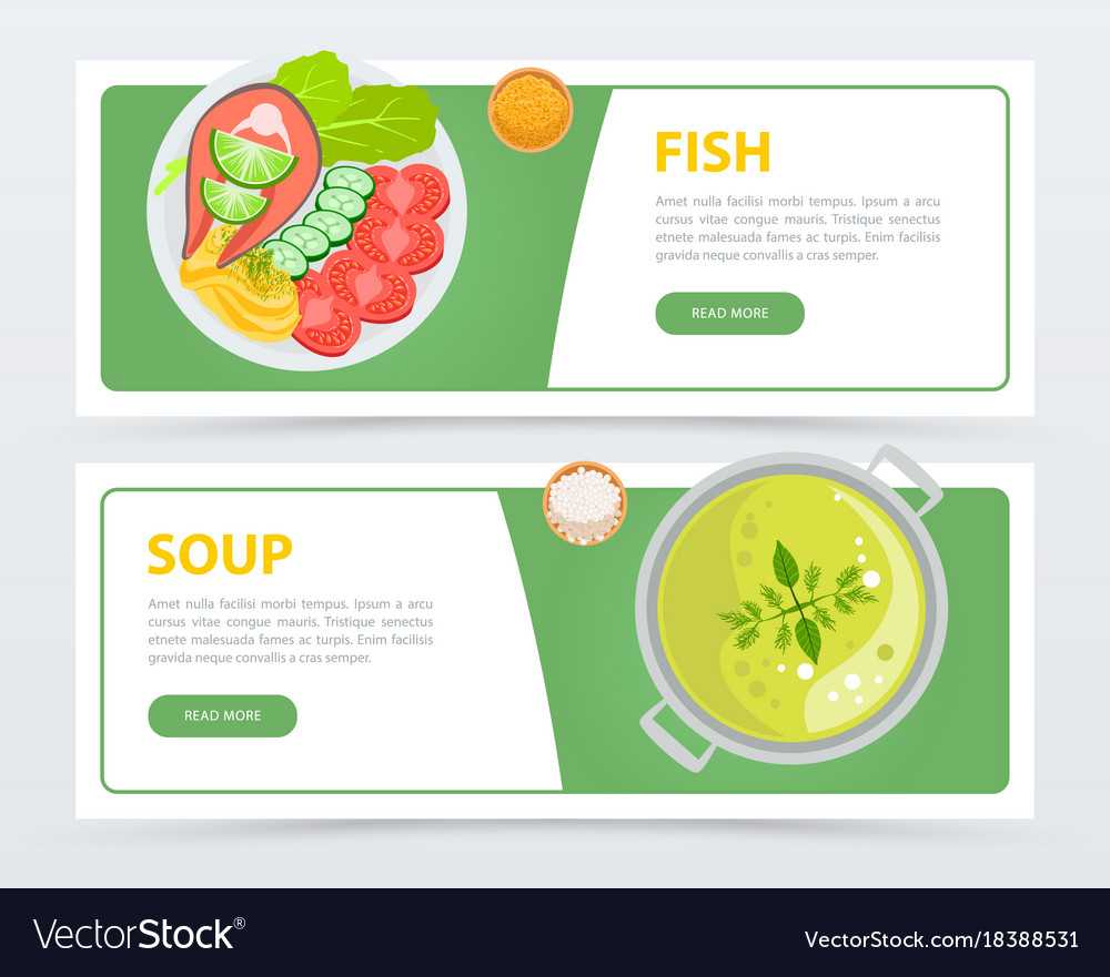 Colorful Horizontal Food Banner Template Throughout Food Banner Template