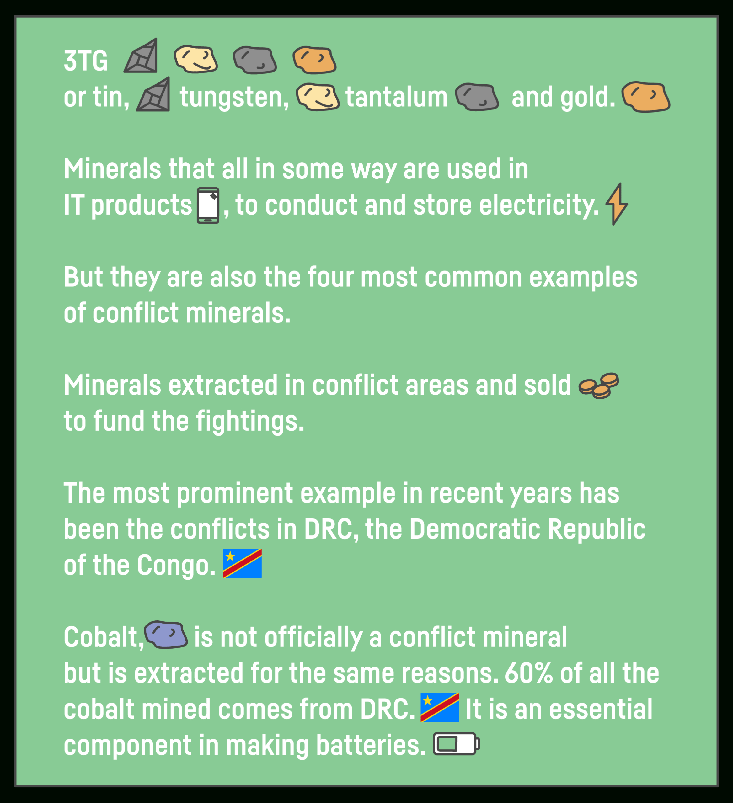 Conflict Minerals Used In It Products Drive Wars And Human In Conflict Minerals Reporting Template