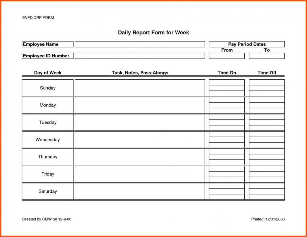 Construction Daily Report Template Examples Best Free Throughout Superintendent Daily Report Template
