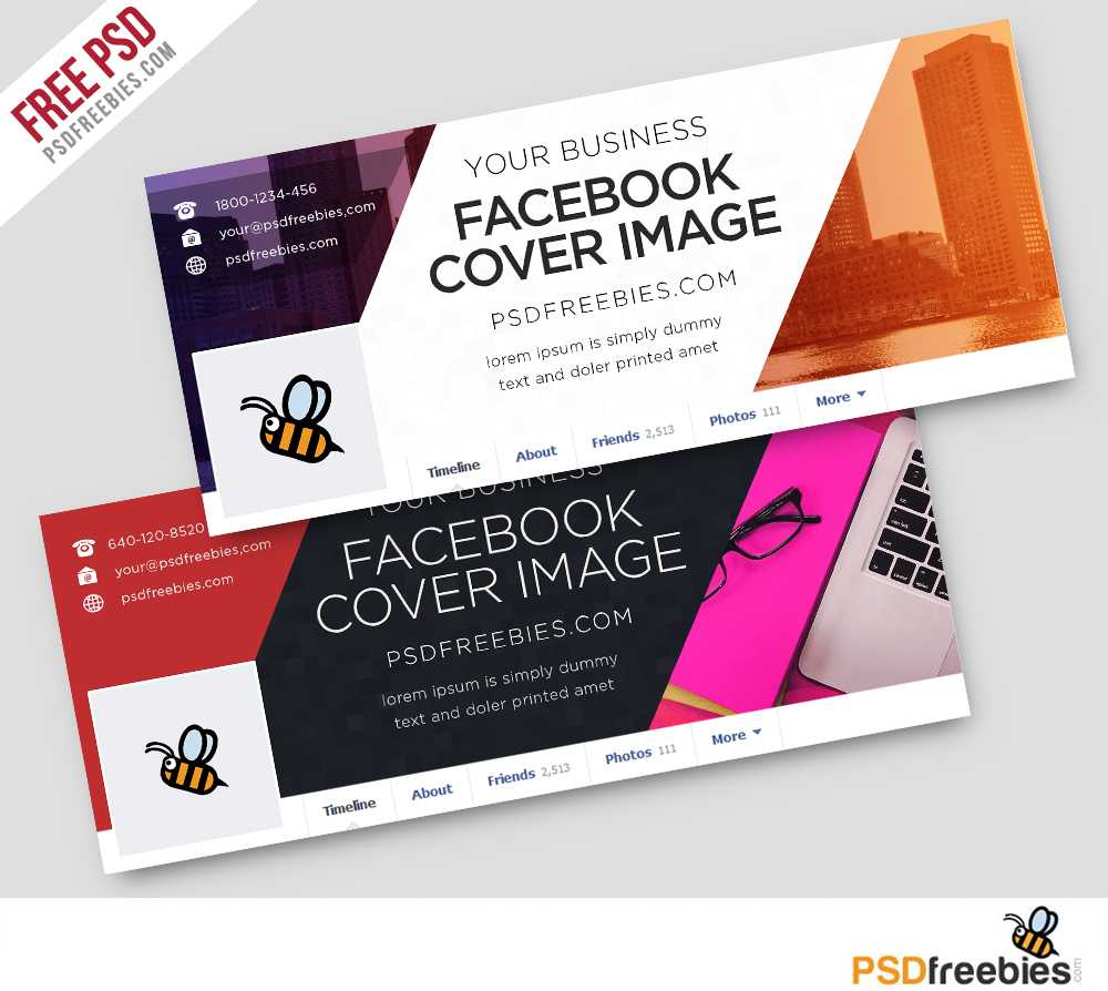 Corporate Facebook Covers Free Psd Template | Psdfreebies Within Facebook Banner Template Psd