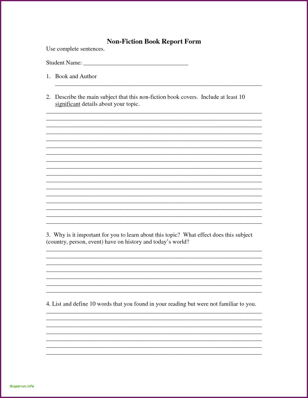 Country Report Template Middle School - Zohre In Country Report Template Middle School