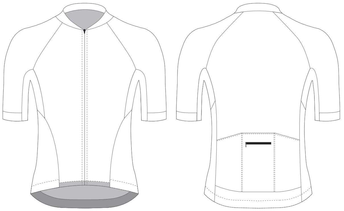 Custom Blank Cycling Jersey Design Template - Cyclingbox Intended For Blank Cycling Jersey Template