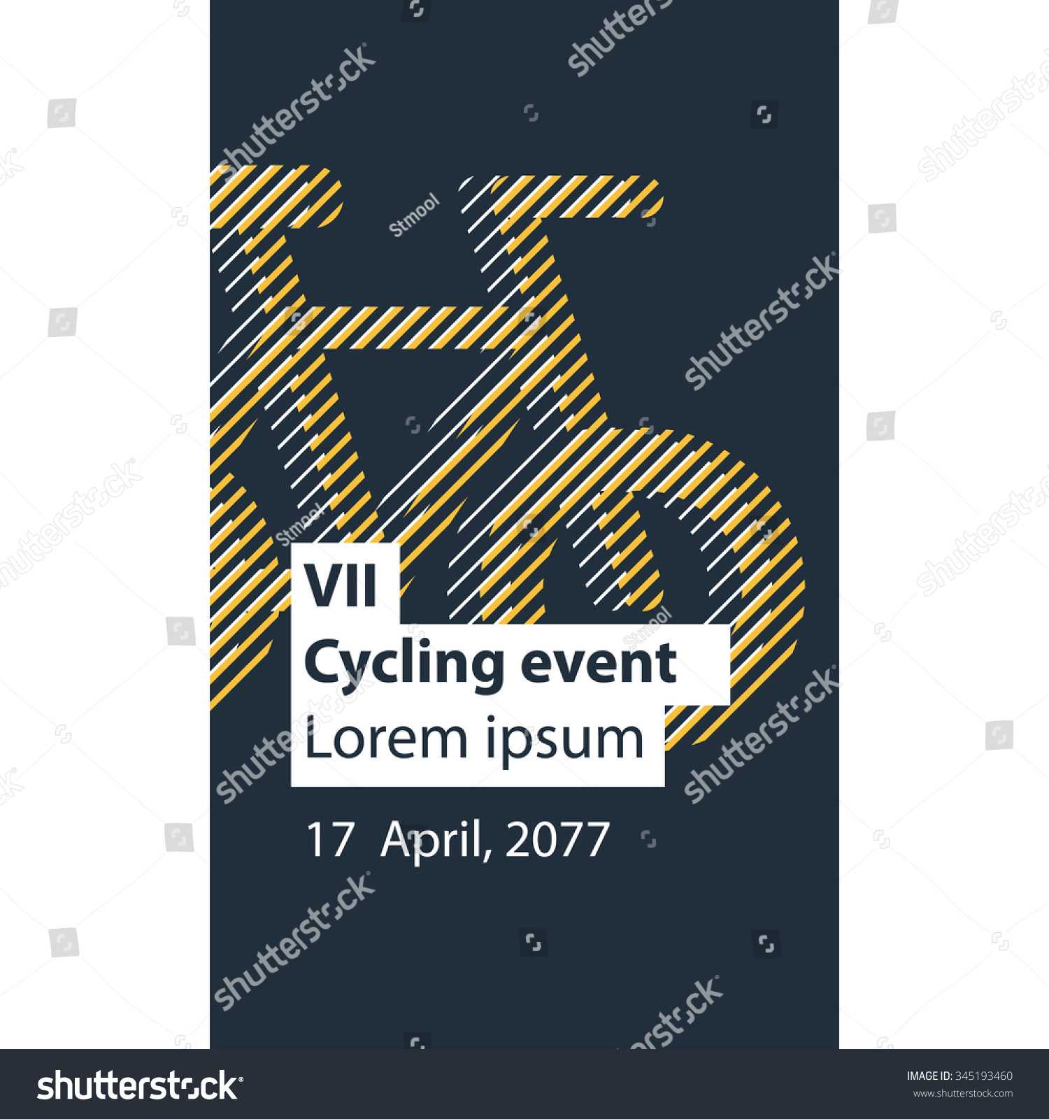 Cycling Event Banner Template Stock Vector (Royalty Free Within Event Banner Template