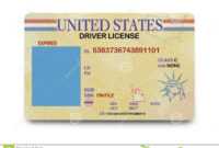 D9Bf2 California Drivers License Template | California pertaining to Blank Drivers License Template