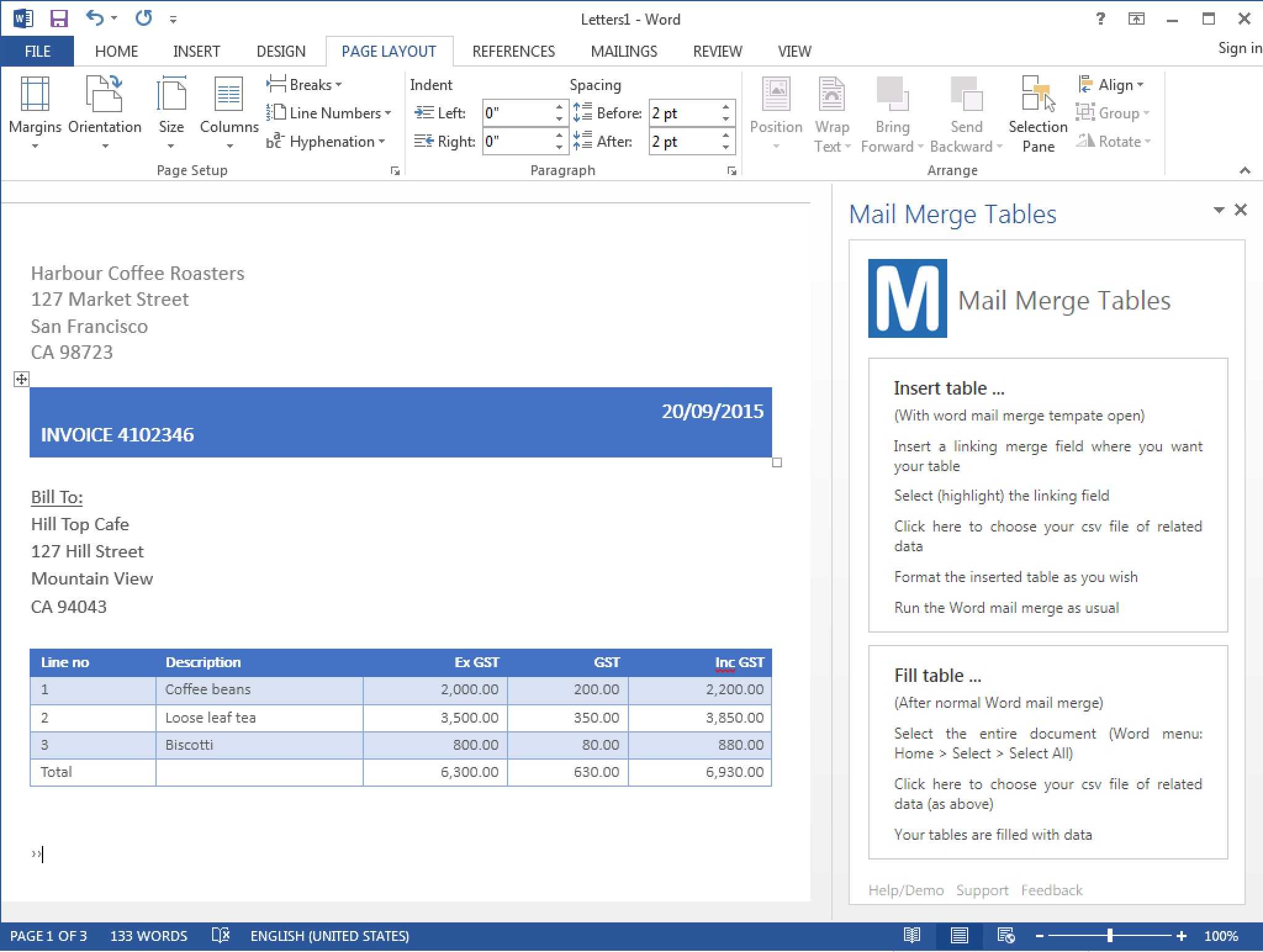 Datasmith – Mail Merge Tables With How To Create A Mail Merge Template In Word 2010