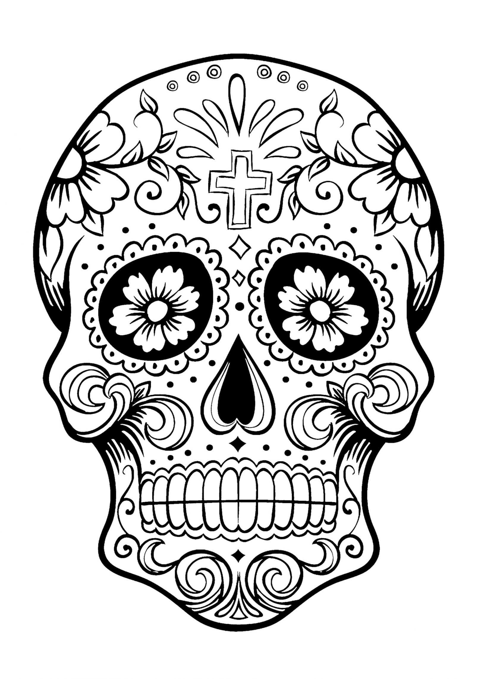 Day Of The Dead Blank Template – Imgflip Within Blank Sugar Skull Template