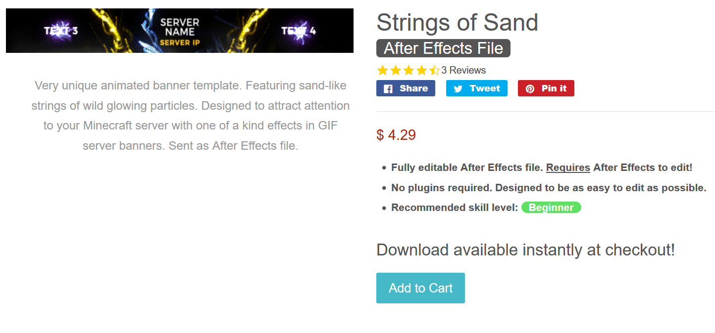 Designer Gfx – Strings Of Sand – [Hq] Minecraft Server Intended For Minecraft Server Banner Template