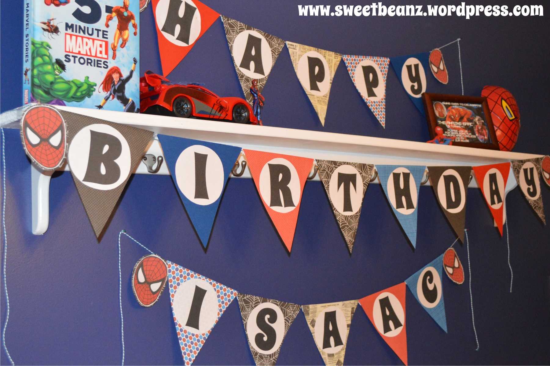 Diy Pennant Banner Template For Your Next Party! | Sweetbeanz Pertaining To Triangle Pennant Banner Template