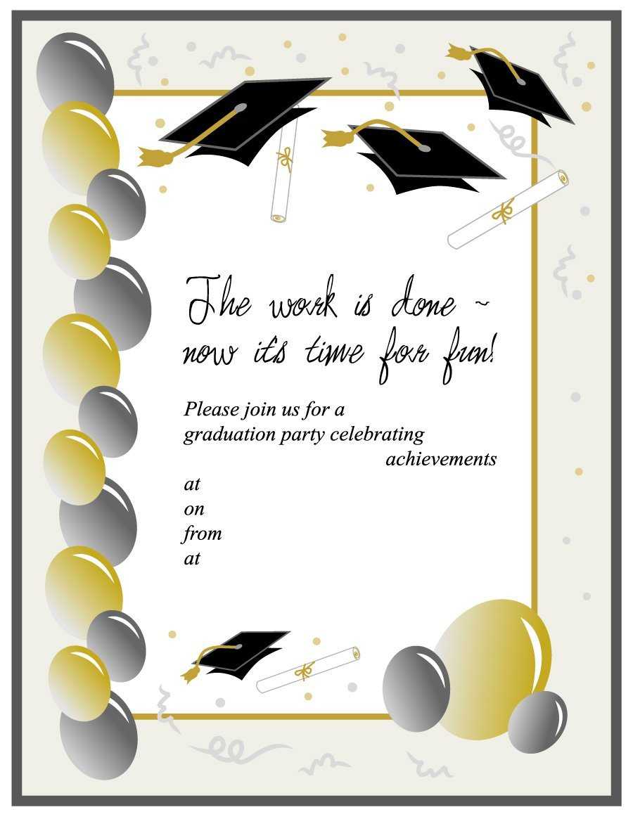 Download Graduation Invitation Template – Mahre Inside Graduation Invitation Templates Microsoft Word