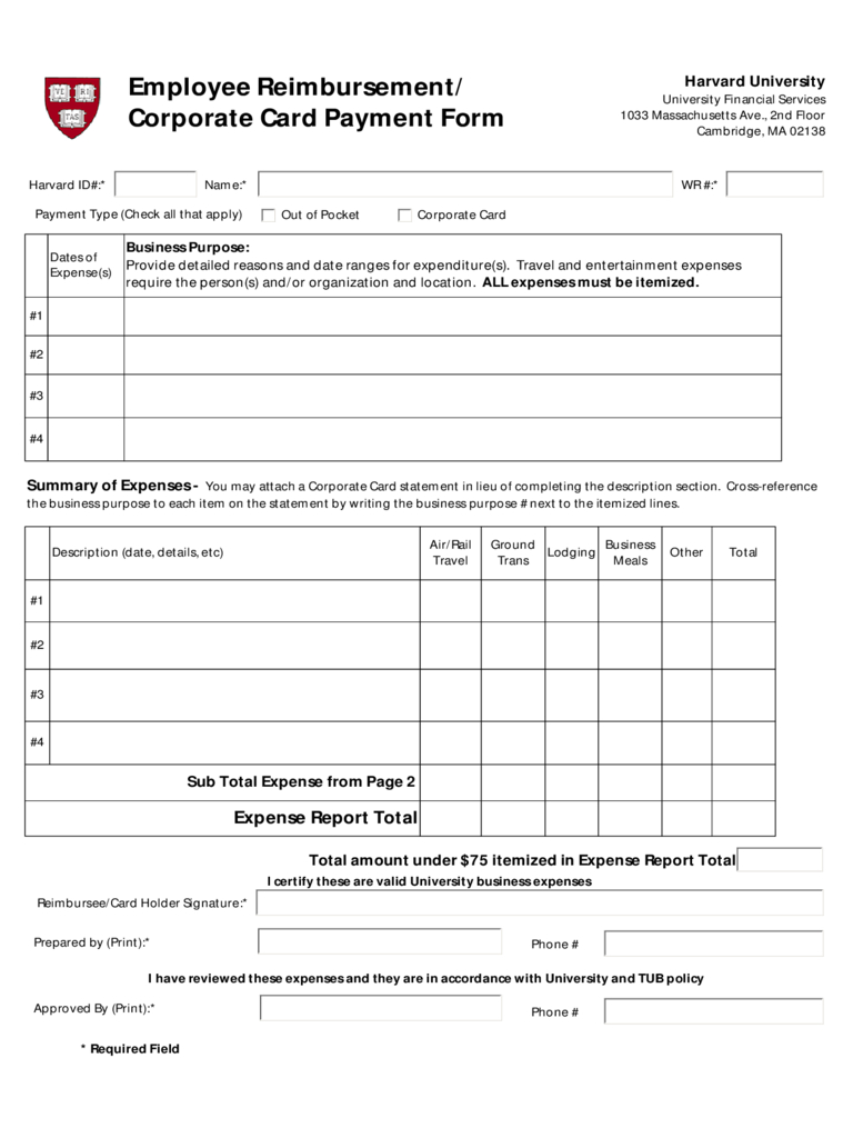 Employee Expense Reimbursement Form – 3 Free Templates In With Regard To Reimbursement Form Template Word