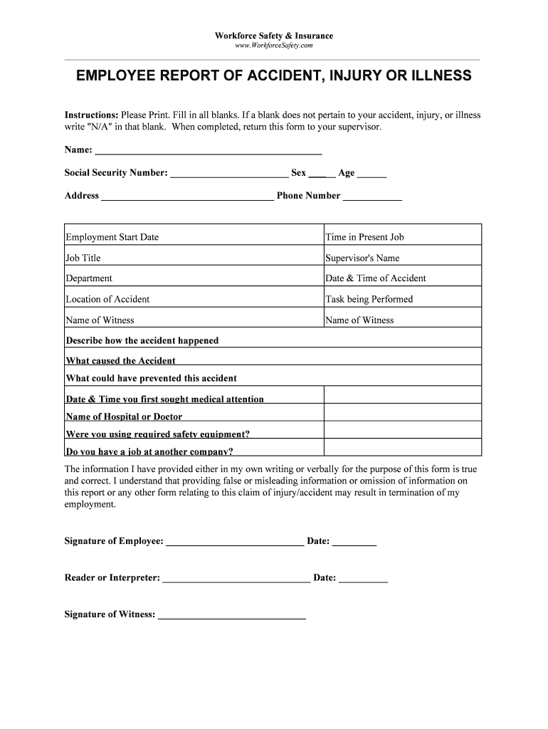 Employee Incident Form – Mahre.horizonconsulting.co Pertaining To Employee Incident Report Templates