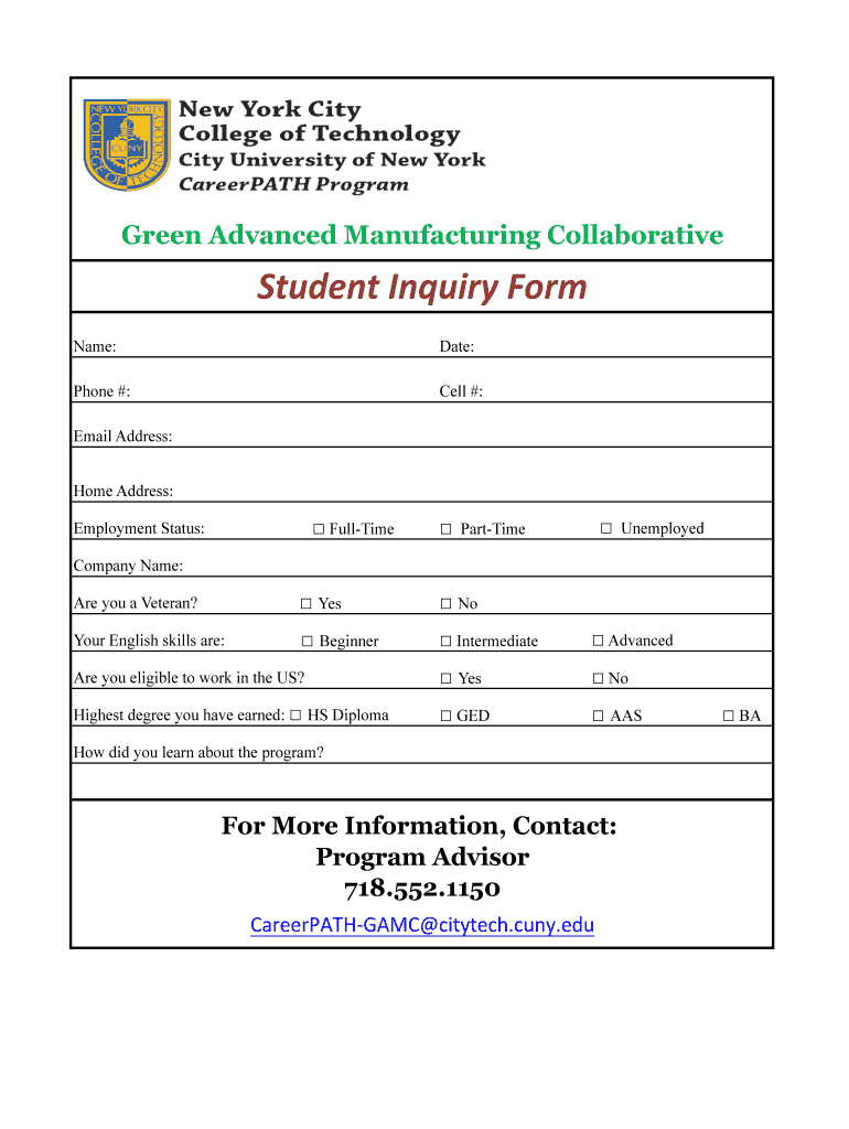 Enquiry Form Format – Fill Online, Printable, Fillable Intended For Enquiry Form Template Word