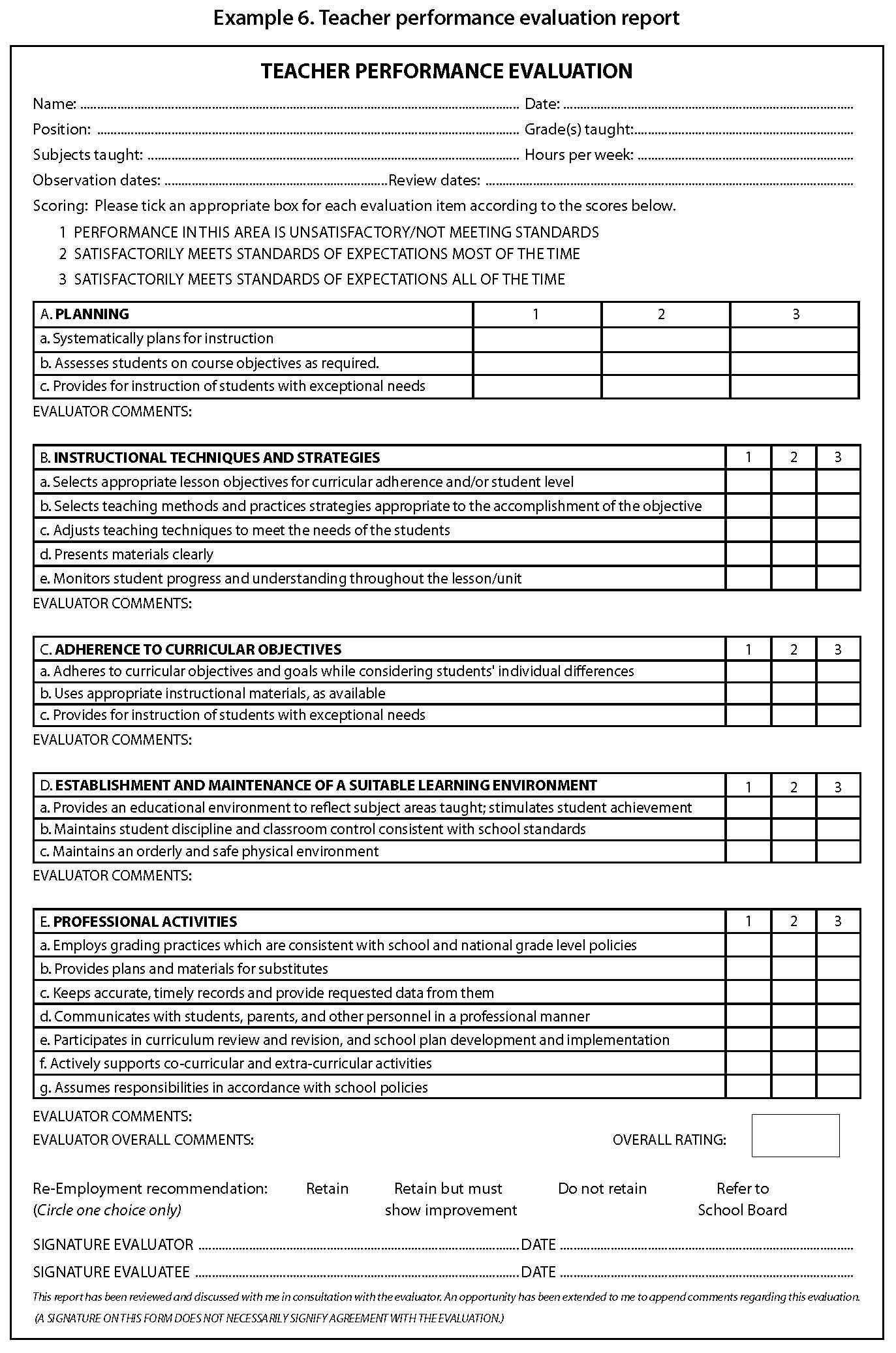 Evaluation Report Sample Examples For Students Clinical Pdf Intended For Monitoring And Evaluation Report Template