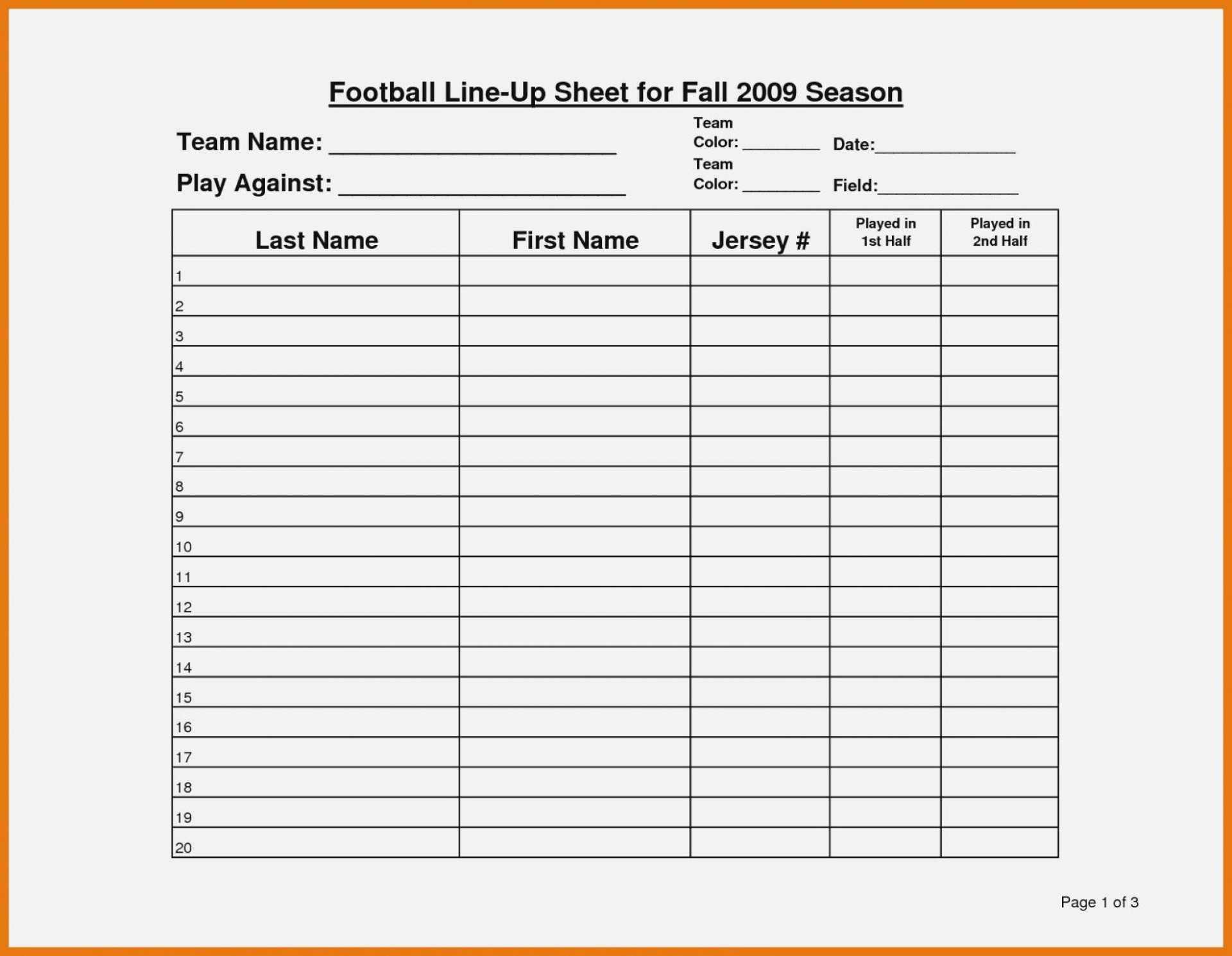 Fd36183 Football Scouting Template | Wiring Library For Blank Football Depth Chart Template