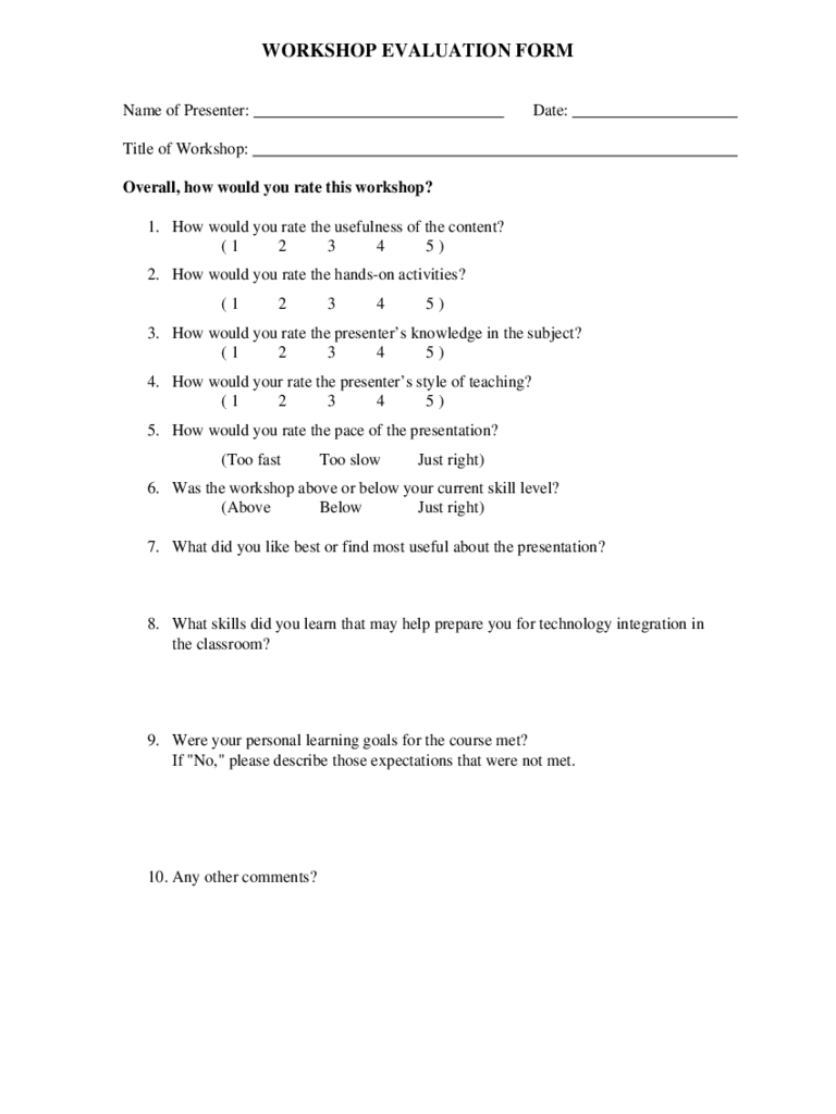 Feedback Form – 20 Free Templates In Pdf, Word, Excel Download Intended For Student Feedback Form Template Word