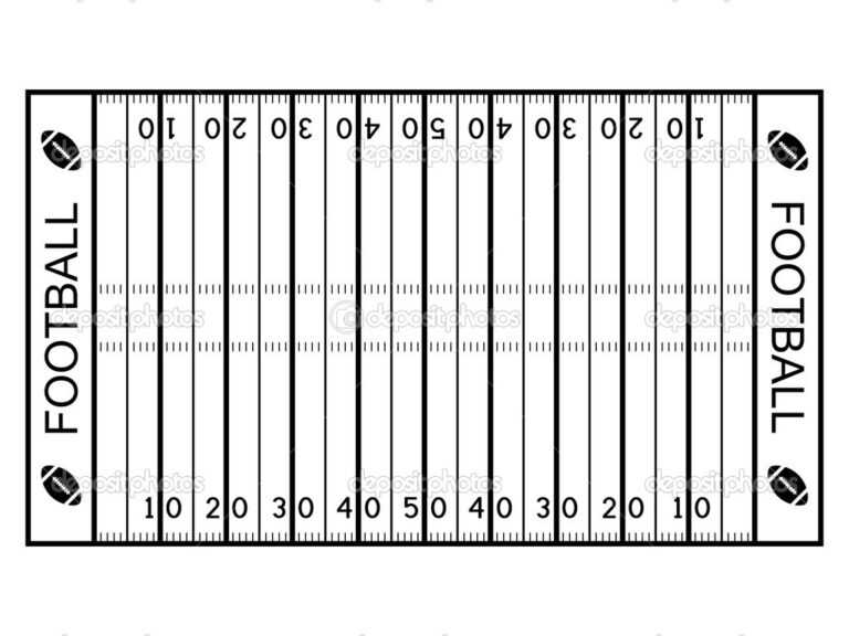 football-field-clipart-black-and-white-for-blank-football-field-template