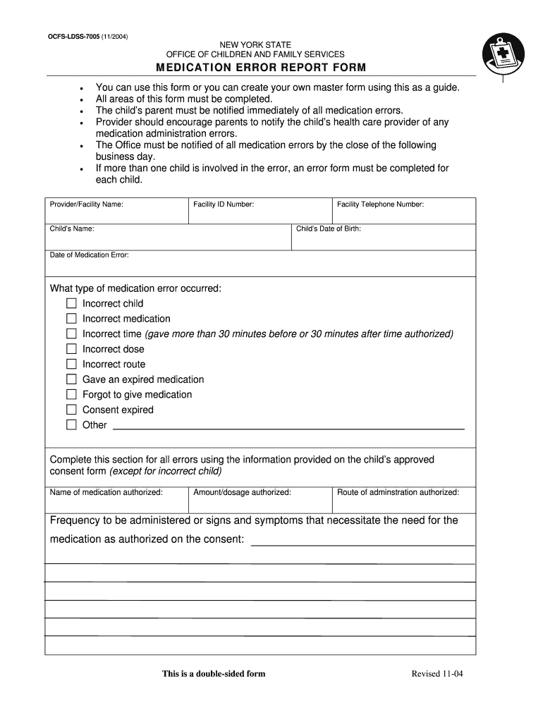 Form Medication Error – Fill Online, Printable, Fillable In Medication Incident Report Form Template